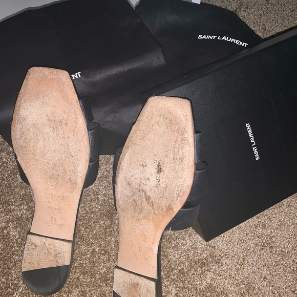 Ysl woven flat sandals size 8 - Picture 2 of 8